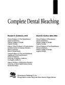 Complete dental bleaching by Ronald E. Goldstein