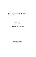 Cover of: Jura Soyfer and his time