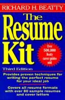 Cover of: Resume kit by Richard H. Beatty