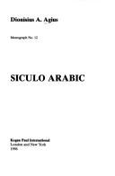 Cover of: Siculo Arabic