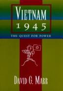 Cover of: Vietnam 1945 by David G. Marr