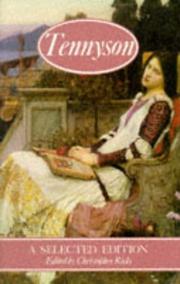 Cover of: Tennyson by Christopher Ricks