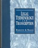 Cover of: Legal terminology and transcription