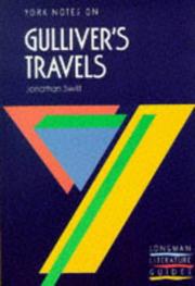 Cover of: York Notes on Jonathan Swift's "Gulliver's Travels" by Richard Gravil