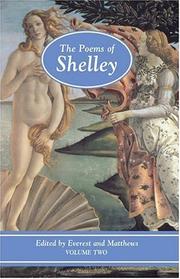 Cover of: Poems of Shelley, V2, The by Kelvin Everest, Geoffrey Matthews