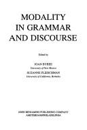 Cover of: Modality in grammar and discourse by edited by Joan Bybee, Suzanne Fleischman.