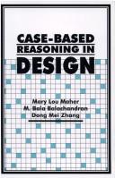 Case-based reasoning in design by Mary Lou Maher