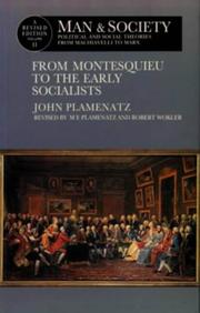 Cover of: Man and society by John Petrov Plamenatz