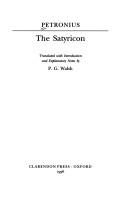 Cover of: The Satyricon by Petronius Arbiter