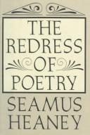 The redress of poetry by Seamus Heaney