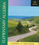 Cover of: Elementary algebra | Jerome E. Kaufmann