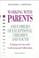 Cover of: Working with parents and families of exceptional children and youth