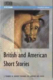 Cover of: British & American Short Stories by G. C. Thornley
