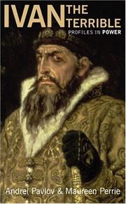 Cover of: Ivan the Terrible (Profiles in Power Series) by Maureen Perrie, Andrei Pavlov