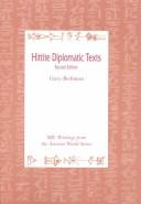 Hittite diplomatic texts by Gary M. Beckman