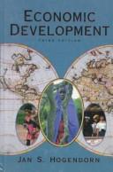Cover of: Economic development by Jan S. Hogendorn