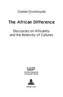 The African difference by Oyekan Owomoyela