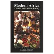 Cover of: Modern Africa by Basil Davidson