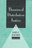 Cover of: Theories of distributive justice by John E. Roemer