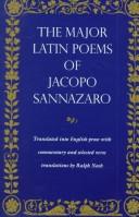 Cover of: The major Latin poems of Jacopo Sannazaro