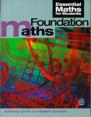 Cover of: Foundation Maths (Essential Maths for Students)