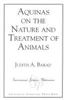 Cover of: Aquinas on the nature and treatment of animals
