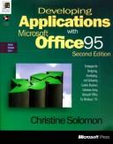 Cover of: Developing applications with Microsoft Office 95 by Christine Solomon