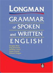 Cover of: Longman grammar of spoken and written English | 