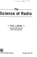 Cover of: The science of radio by Paul J. Nahin