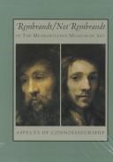 Cover of: Rembrandt/not Rembrandt in the Metropolitan Museum of Art by 