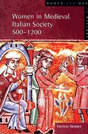 Cover of: Women in Medieval Italian Society 500-1200 by P. Skinner