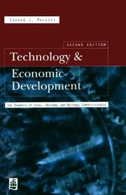 Cover of: Technology and economic development by Edward J. Malecki