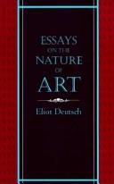 Cover of: Essays on the nature of art