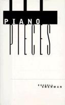 Cover of: Piano pieces by Russell Sherman