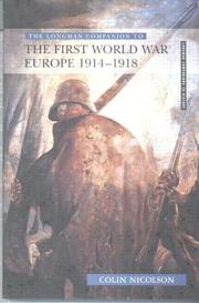 Cover of: Longman Companion to the First World War | Colin Nicolson