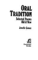 Cover of Oral tradition