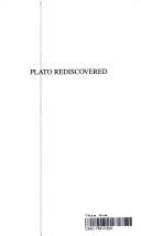 Cover of: Plato rediscovered | T. K. Seung