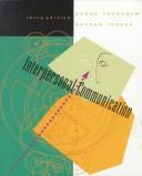 Cover of: Interpersonal communication by Sarah Trenholm