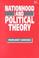 Cover of: Nationhood and political theory