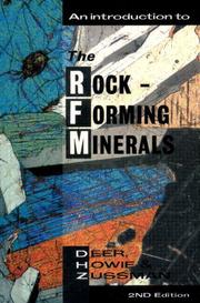 Cover of: An Introduction to the Rock-Forming Minerals (2nd Edition) by W.A. Deer, R.A. Howie, J. Zussman