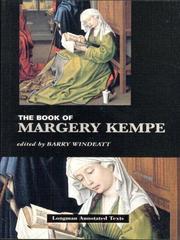 Cover of: Book of Margery Kempe, The