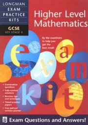 Cover of: GCSE Higher Level Mathematics (Longman Exam Practice Kits)