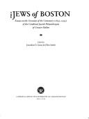 Cover of: The Jews of Boston by Jonathan D. Sarna, Ellen Smith