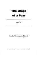 Cover of: The shape of a pear: poems