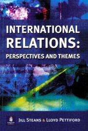 Cover of: International relations: perspectives and themes