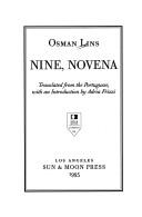Cover of: Nine, novena by Osman Lins