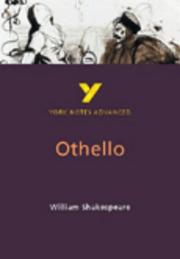 Cover of: York Notes on Shakespeare's "Othello" (York Notes Advanced)