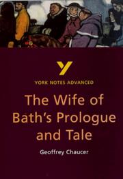 Cover of: York Notes on Chaucer's "Wife of Bath's Prologue and Tale" by Jacqueline Tasioulas