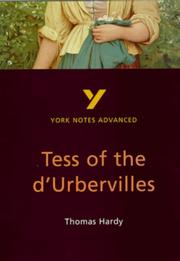 Cover of: York Notes on Thomas Hardy's "Tess of the D'Urbervilles"