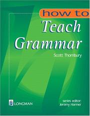 Cover of: How to Teach Grammar (How To...)